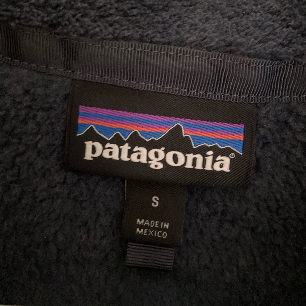 Navy Patagonia Snap-T Pullover - Picture 5 of 6